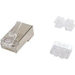 Equip Stecker Cat6a geschirmt RJ45 100Stk transp