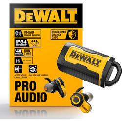 DeWALT PRO-X2 Ακουστικά Bluetooth In Ear Ανθεκτικά στο Νερό