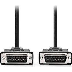 Καλώδιοo DVI Nedis 233-2825 DVI-D Male σε DVI-D Male - 2m - Μαύρο