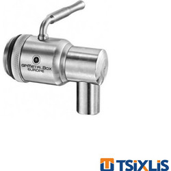 Κάνουλα INOX 1/2'' με Περιστρεφόμενο Βρυσάκι Sansone για Ανοξείδωτα Δοχεία