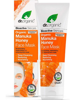 Dr. Organic Manuka Honey Κρεμώδης Μάσκα Προσώπου για Ενυδάτωση με Μέλι 125ml