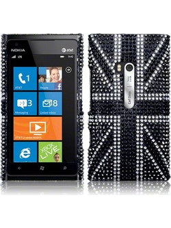 Terrapin Strass Plastic Case Black (Nokia Lumia 900)