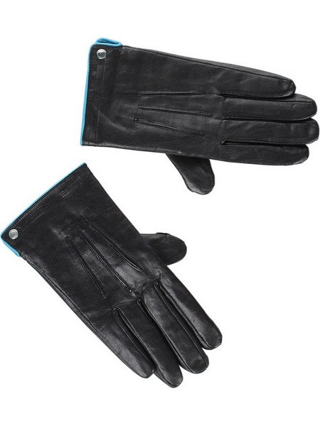 Ανδρικά Δερμάτινα Γάντια Piquadro GU3099G7 Black