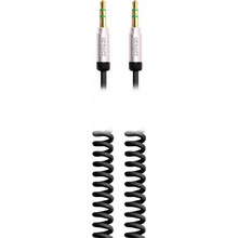 Yenkee Audio Cable Coil 3.5MM Male - 3.5mm Male 1.8m (YCA 402 BSR)