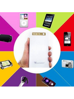 Power Bank μπαταρία για κινητά με ψηφιακή ένδειξη φορτίου και φακό - Φορητός φορτιστής USB 40.000mAh για Smartphones - iPhone - Tablet - GPS κλπ
