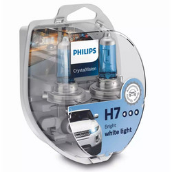 Philips H7 Crystal Vision 12972CVSM Αλογόνου 12V 55W 2τμχ