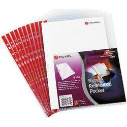 ΖΕΛΑΤΙΝΕΣ REXEL ΚΡΙΚ ΕΝΙΣΧΥΜΕΝΕΣ RED SIDE 100TEM. 10612253