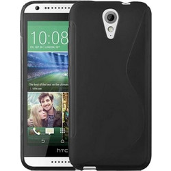 Θήκη TPU Gel S-Line για HTC Desire 620 Μαύρο (OEM)