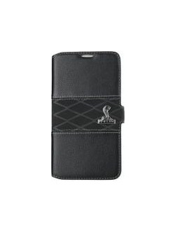 SHELBY BRA000304 ΘΗΚΗ ΚΙΝΗΤΟΥ ΔΕΡΜΑΤΙΝΗ ΜΑΥΡΗ LEATHER WALLET CASE BLACK iPHONE 6
