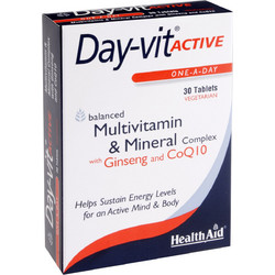 Health Aid Day-Vit Active Co Q10 30 Ταμπλέτες