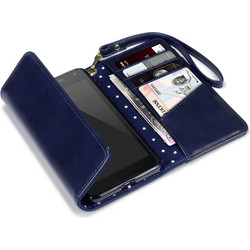 Terrapin Covert Wallet Case Blue (Microsoft Lumia 650)