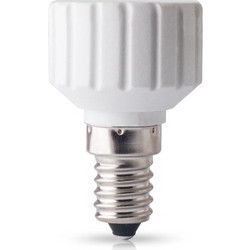 POWER ADAPTOR T-0009757 E14 TO GU10 PLUG SOCKET ΝΤΟΥΙ ΛΑΜΠΑΣ