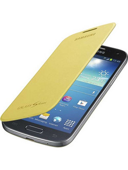 Samsung Flip Cover Yellow (i9190 Galaxy S4 mini)
