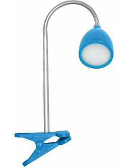 LED clip on desk lamp MACAU 4W/8LED 230V blue 4000K Desonia