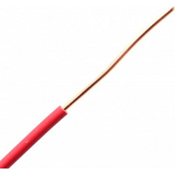 Mονόκλωνο καλώδιο 1 x 1.50 mm HO7V-U PVC (ΝΥΑ) κόκκινο