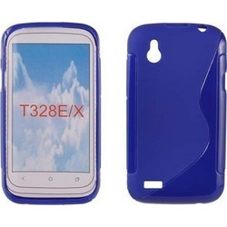 Θήκη Σιλικόνης για HTC Desire X Mπλε (ΟΕΜ)