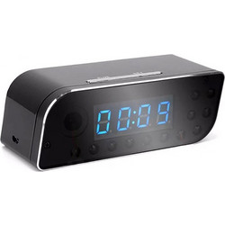 Ψηφιακό ρολόι - ξυπνητήρι - IP κάμερα εσωτερικού χώρου με νυχτερινή λήψη - ΟΕΜ 48771