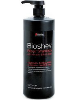 Bioshev Keratin Silk & Aloe Repair Σαμπουάν Κερατίνης για Επανόρθωση για Ταλαιπωρημένα Μαλλιά 1lt