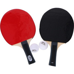 Slazenger Σετ Ρακέτα Ping Pong Πινγκ Πονγκ και μπαλάκια 4 τεμαχίων με προστατευτική θήκη μεταφοράς σε κόκκινο χρώμα, 12218 - Slazenger