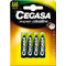 Cegasa Super Alkaline AAA 4τμχ