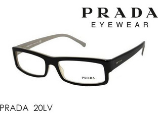 Prada PR20LV 7OB101 Ανδρικός Σκελετός Γυαλιών Οράσεως Κοκάλινος Μαύρος