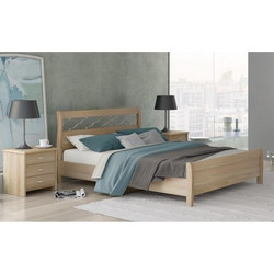 Pol27 Κρεβάτι Διπλό Ξύλινο 150x200cm 0041.POL27