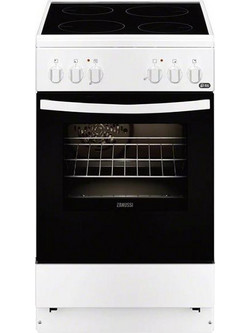 Zanussi ZCV550G1WA Κουζίνα Ηλεκτρική 56lt με Κεραμικές Εστίες 50cm