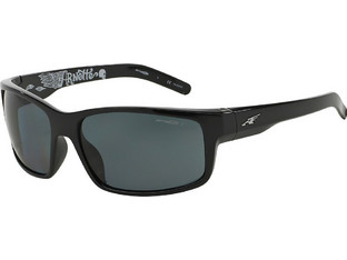 Arnette Fastball AN4202 2267/81 Ανδρικά Γυαλιά Ηλίου Ορθογώνια Κοκάλινα Μαύρα με Μαύρο Polarized Φακό