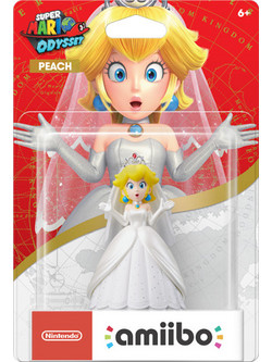 Nintendo Amiibo Super Mario Odyssey Peach Wedding Outfit