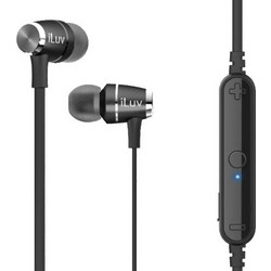 iLuv Metal Forge Air 2 Ακουστικά Bluetooth In Ear Ανθεκτικά στο Νερό Black
