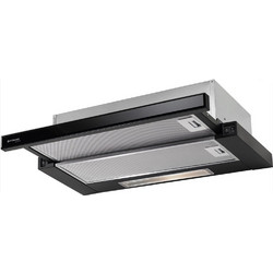 Pyramis Ecoline Συρόμενος Απορροφητήρας 60cm με 2 Μοτέρ Μαύρος