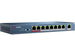 Hikvision DS-3E0109P-E/M Unmanaged L2 Switch με 9 Θύρες Ethernet 100Mbps