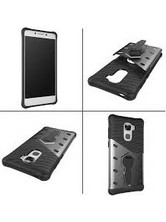 LeTV LeEco Le Max 2 Rugged Hybrid Armor PC+TPU Stand Case Cover Ασημί (OEM)