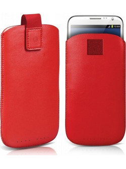 Θήκη Πουγκί για κινητά/powerbank έως 5" (Red)