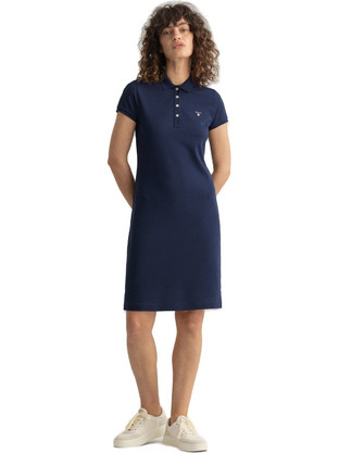 Gant Mini Καλοκαιρινό Καθημερινό Φόρεμα Navy Μπλε 3GW402300-433