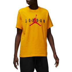 Jordan Air Wordmark Ανδρικό Αθλητικό T-Shirt Κίτρινο CK4212-705