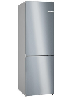 Bosch KGN362IDF Ψυγειοκαταψύκτης 321lt Full No Frost Υ186xΠ60xΒ66.5cm Inox