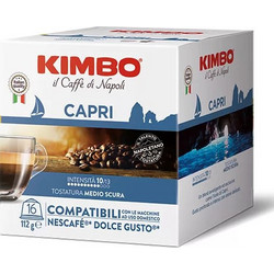 Kimbo Κάψουλες Espresso Capri Συμβατές με Μηχανή Dolce Gusto 16τμχ