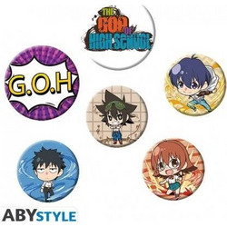 AbyStyle The God Of High School Jin Mori & Friends 6-Pack Pins