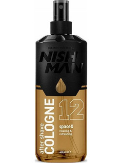 Nish Man 12 SpaceX After Shave Cologne 400ml