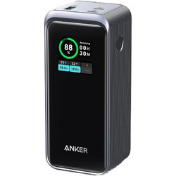 Anker Prime Power Bank 20000mAh 200W με Θύρα USB-A & 2 Θύρες USB-C Black