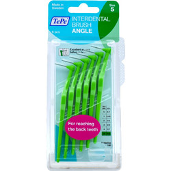 Tepe Angle Μεσοδόντια Βουρτσάκια 0.8mm Πράσινα 6τμχ