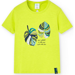 Boboli Παιδικό T-Shirt Κοντομάνικο Lime 458029-4671