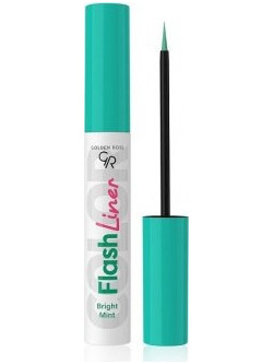 Golden Rose Flash Liner 101 Bright Mint Colored Πινέλο Eyeliner