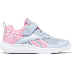 Reebok Rush Runner 5 Παιδικά Αθλητικά Παπούτσια για Τρέξιμο Γκρι Ροζ 100074569