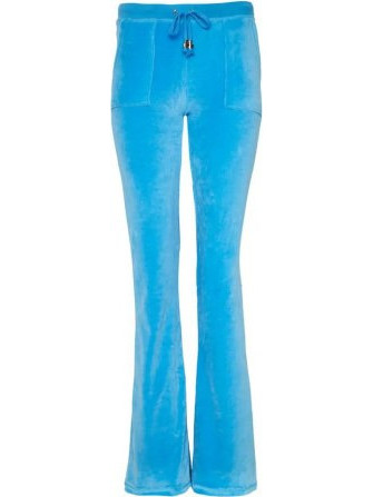 Sugarfree Γυναικείο Παντελόνι Φόρμας Βελουτέ Γαλάζιο 24811000-421