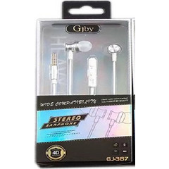 Gjby GJ-387 Handsfree In-Ear 3.5mm White