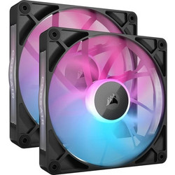 Corsair iCUE Link RX140 RGB Case Fan 140mm RGB με Σύνδεση 4-Pin PWM 2τμχ Black