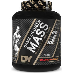 DY Nutrition Game Changer Mass Strawberry Banana Πρωτεΐνη Ορού Γάλακτος Όγκου 3kg