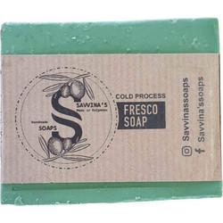 Savvina's Soaps Fresco Χειροποίητο Πράσινο Σαπούνι 100gr